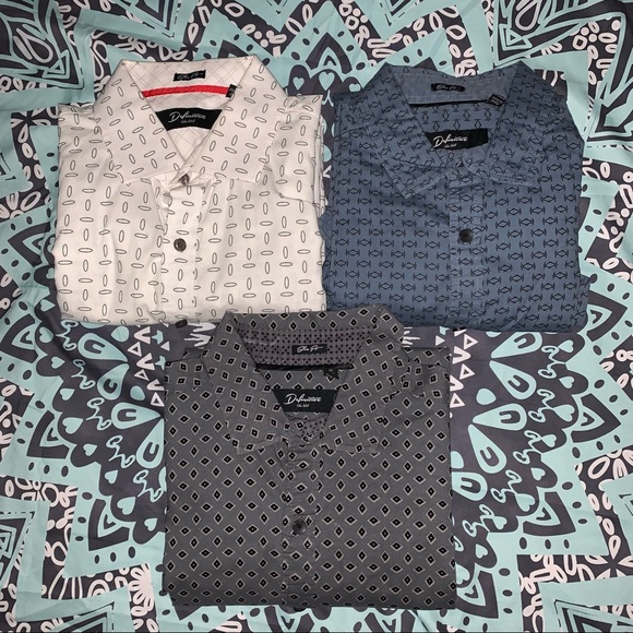 Men’s Patterned Button Down Bundle - Picture 1 of 10
